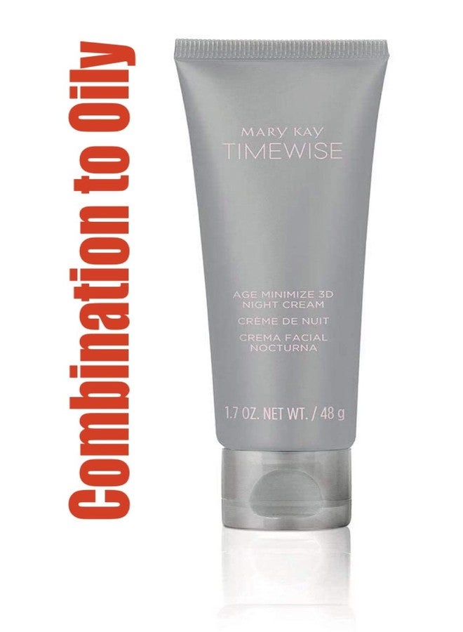MK Mary Kay Timewise Age Minimize 3D Night Cream Combination to Oily Skin (1.7 oz) (089007) - Image 3