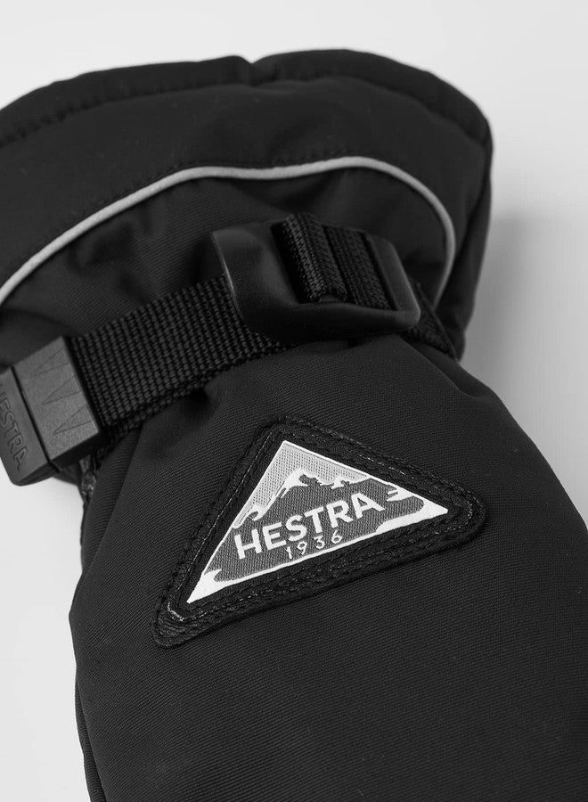 Hestra Skare CZone Junior Mitt (Youth 4-13yrs) I Waterproof Mitten for Skiing & Playing in The Snow - Black - 4 - Image 5
