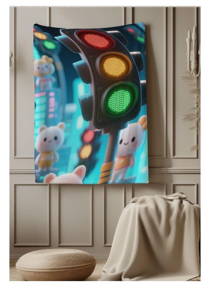 general Children's or student cartoon flannel thin blanket (warm and comfortable, suitable for sleep, games) 100cm*150cm - 496 - Image 5