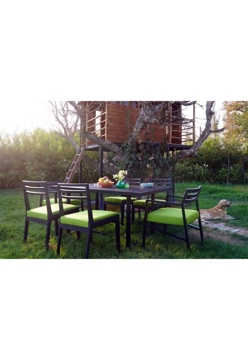Schondor Furniture - Berlin | 6 Seater | Dining Table | Made in Aluminum Cast | Outdoor Furniture | Patio | Garden | Backyard - Image 1
