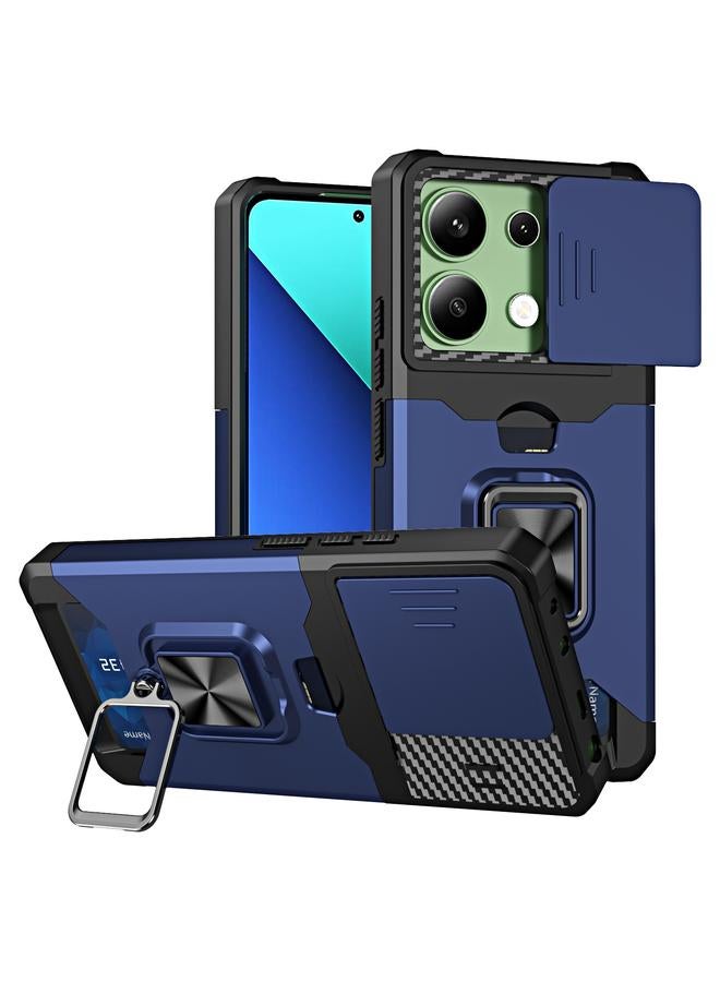 The Bros Case For Redmi Note 13 4G Camera Shield Card Slot PC+TPU Phone Case