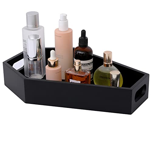 N.C Coffin Tray/Shelf Wooden Serving Tray Coffin Shape Serving Tray,Spooky Gothic Home Decor-Halloween Creepy Goth Home Decor - Image 1