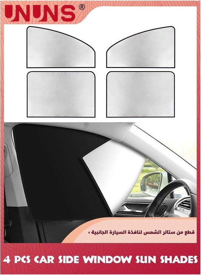 UNUNS Car Side Window Sunshades,3 Pcs Automobile Sunshades Privacy Curtains,Universal Blinds,Blackout Curtains,100% Block Light For Breastfeeding,Taking A Nap,Camping,Changing Clothes  - Image 1