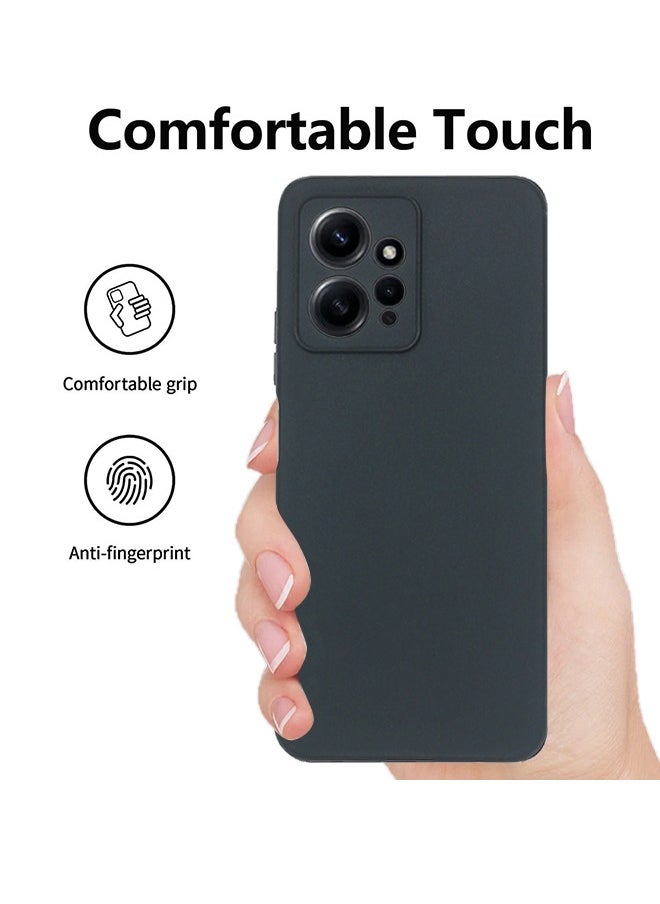 SNBFA Soft Silicone Case for Xiaomi Redmi Note 12 4G, Comfortable Touch TPU Protective Cover Smooth Camera Protection Anti-drop Anti-scratch Back cover Mobile Phone accessories Protector  - Image 4