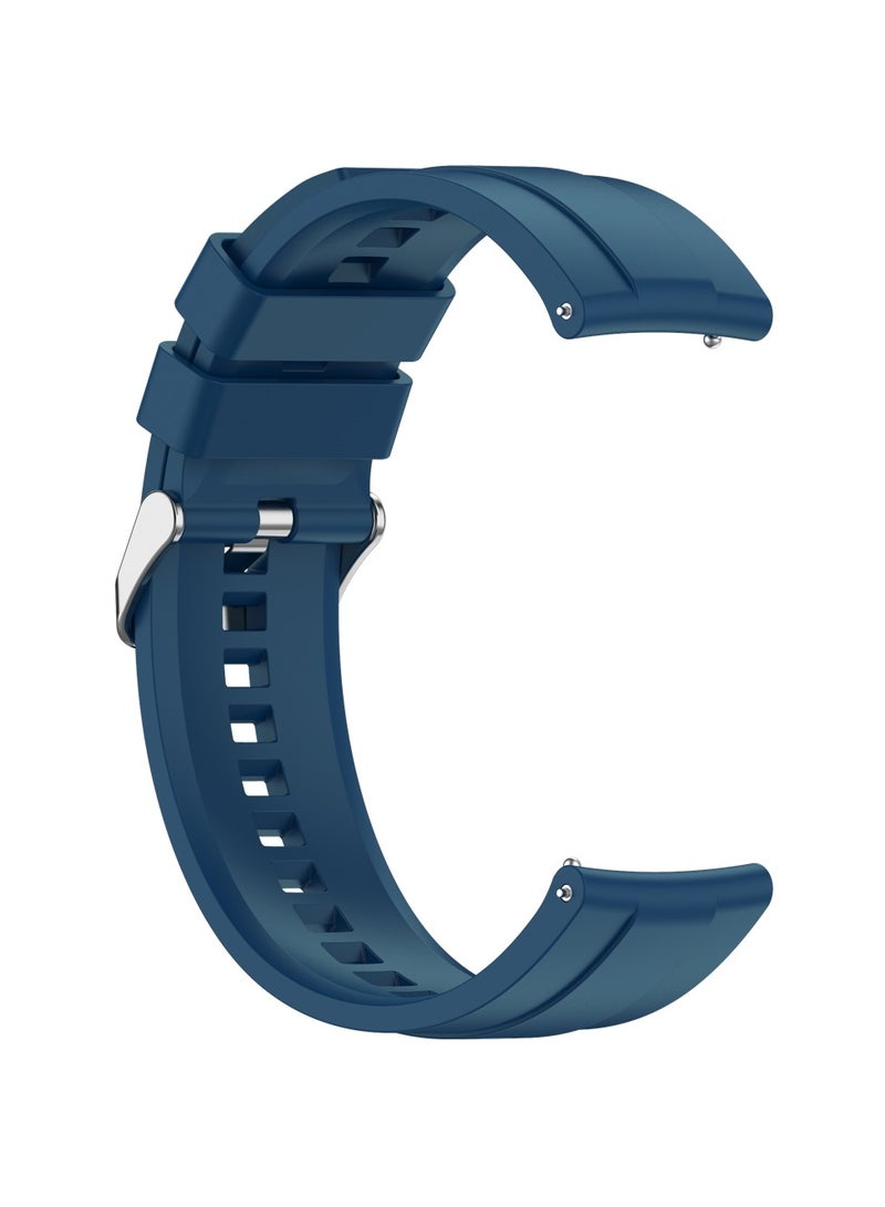 22MM Straps Compatible with Huawei Watch GT5(46MM)/GT4(46MM)/GT3(46MM)/GT3 Pro(46MM)/GT2(46MM)/GT2e(46MM)/GT/GT Runner,Huawei Watch 4/4 Pro/3/3 Pro,Honor Watch 4 Pro/GS3/Magic Watch 2,Soft Silicone Band for Men, Women,Blue - Image 4