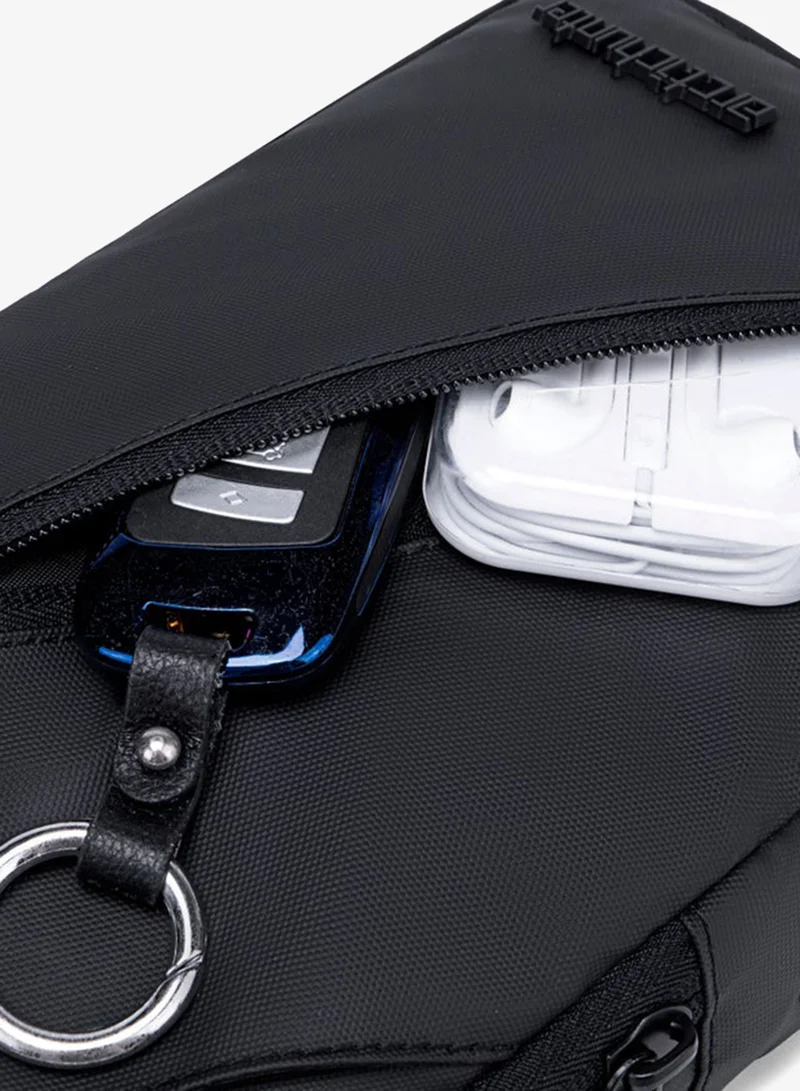 ARCTIC HUNTER  Durable Water Resistant Side Bag for Men and Women Small Shoulder bag with Built in Earphone Jack for Outdoor Travel Business and Daily Use XB13006 Black for Men | Best Price UAE