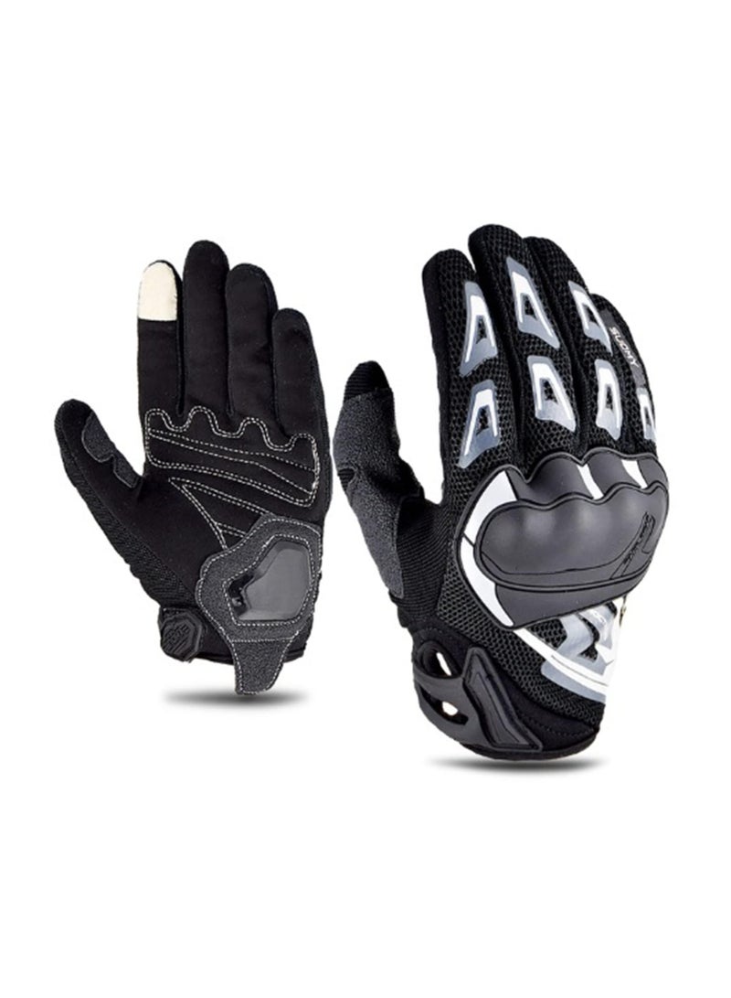 SYOSI SYOSI, Motorcycle Gloves for Men and Women, Full Finger Cover, Can Touch Screen, Motorbike Dirt Bike Gloves for BMX ATV MTB Riding, Road Racing, Cycling, Motocross  - Image 1