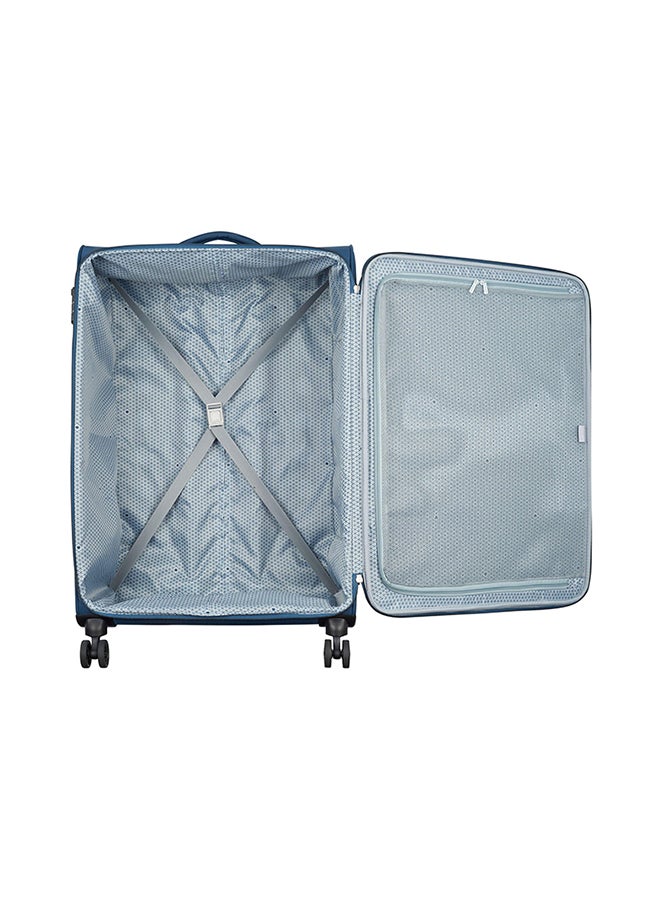 DELSEY عربة ترويج ناعمة بحجم 32 بوصة بأربع عجلات مزدوجة - لون أزرق داكن - Image 2