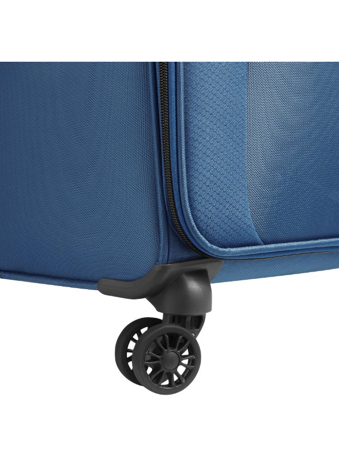 DELSEY عربة ترويج ناعمة بحجم 32 بوصة بأربع عجلات مزدوجة - لون أزرق داكن - Image 4