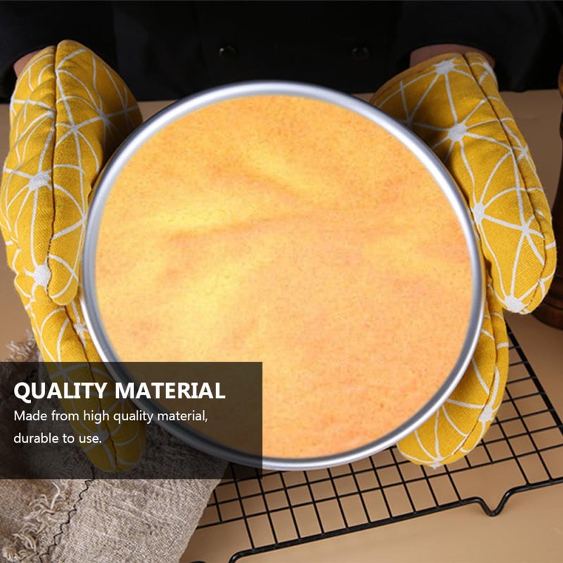 SMASOLO 8-inch Non-stick Aluminum Alloy Cake Pan DIY Baking Mold for Cakes and Pastry for Home Baking and Dessert Preparation - Image 3