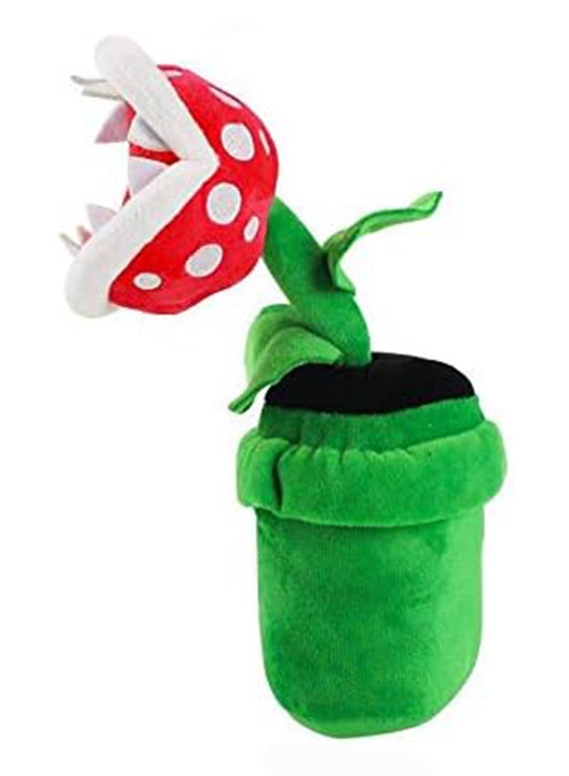 Super Mario Piranha Flower Pot Big Mouth Flower Plush Doll Toy - Image 1