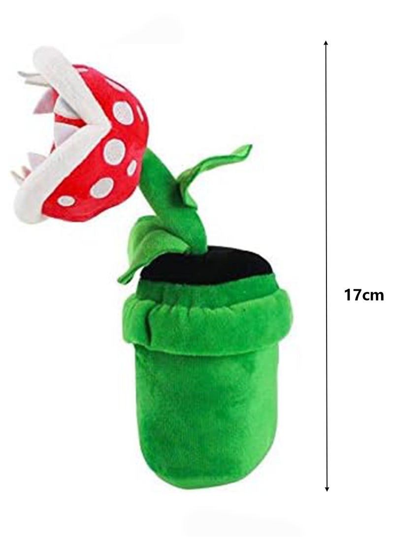 Super Mario Piranha Flower Pot Big Mouth Flower Plush Doll Toy - Image 2