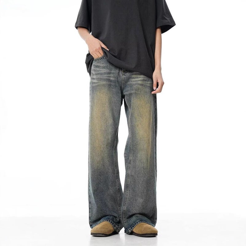Unisex Casual Daily Denim Jeans - Image 1