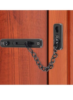 Arabest Stainless Steel Chain Door Guard with Spring Anti-Theft Push Lock  - Image 2