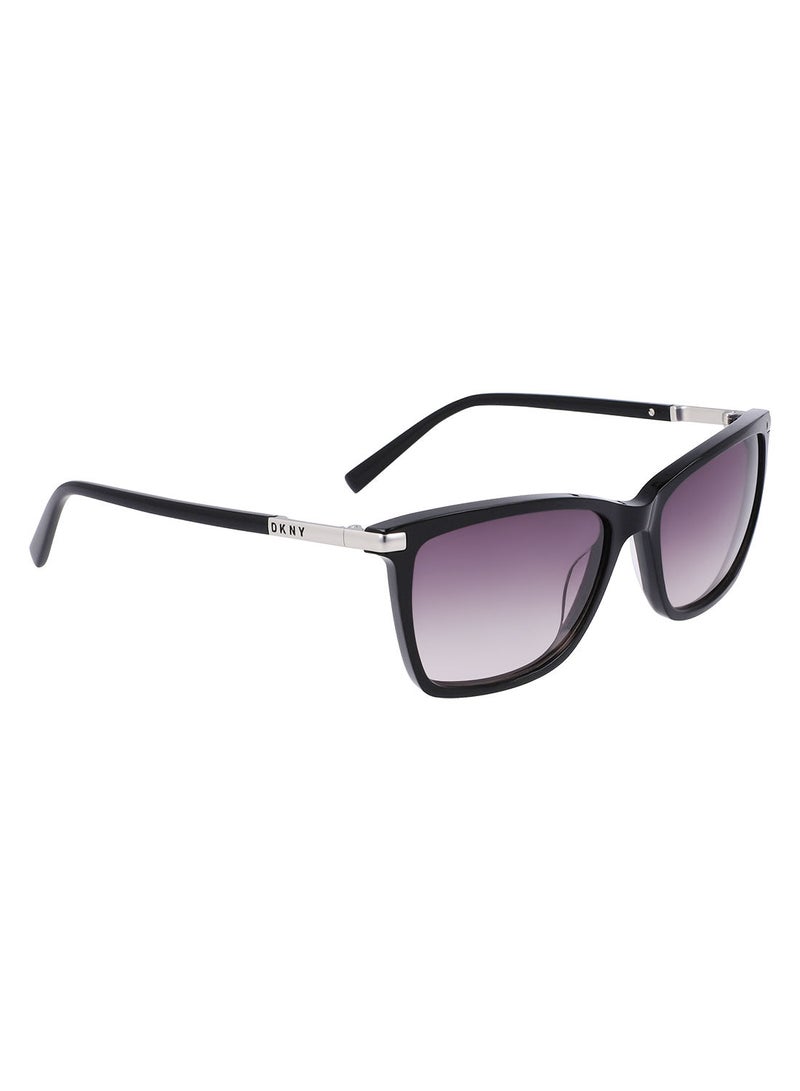 DKNY Women's Rectangular Sunglasses - DK539S-001-5516 - Lens Size: 55 Mm - Image 2