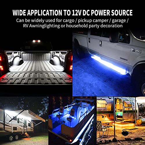 SHEDALED 2PCS 60 Inch RGB Truck Bed Light Strip Kit with App and Remote Control, 180 LEDs Neon Accent Lights, Ultra Long Cable, IP68 Waterproof for Truck, Boats - Image 5