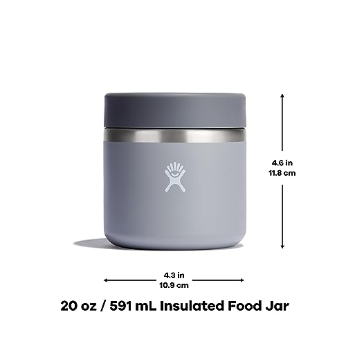 Hydro Flask Food Jar – Insulated Stainless Steel, Snack Travel Container for Hot Food, Lunch, & Soup 20 Oz Trillium - Image 3