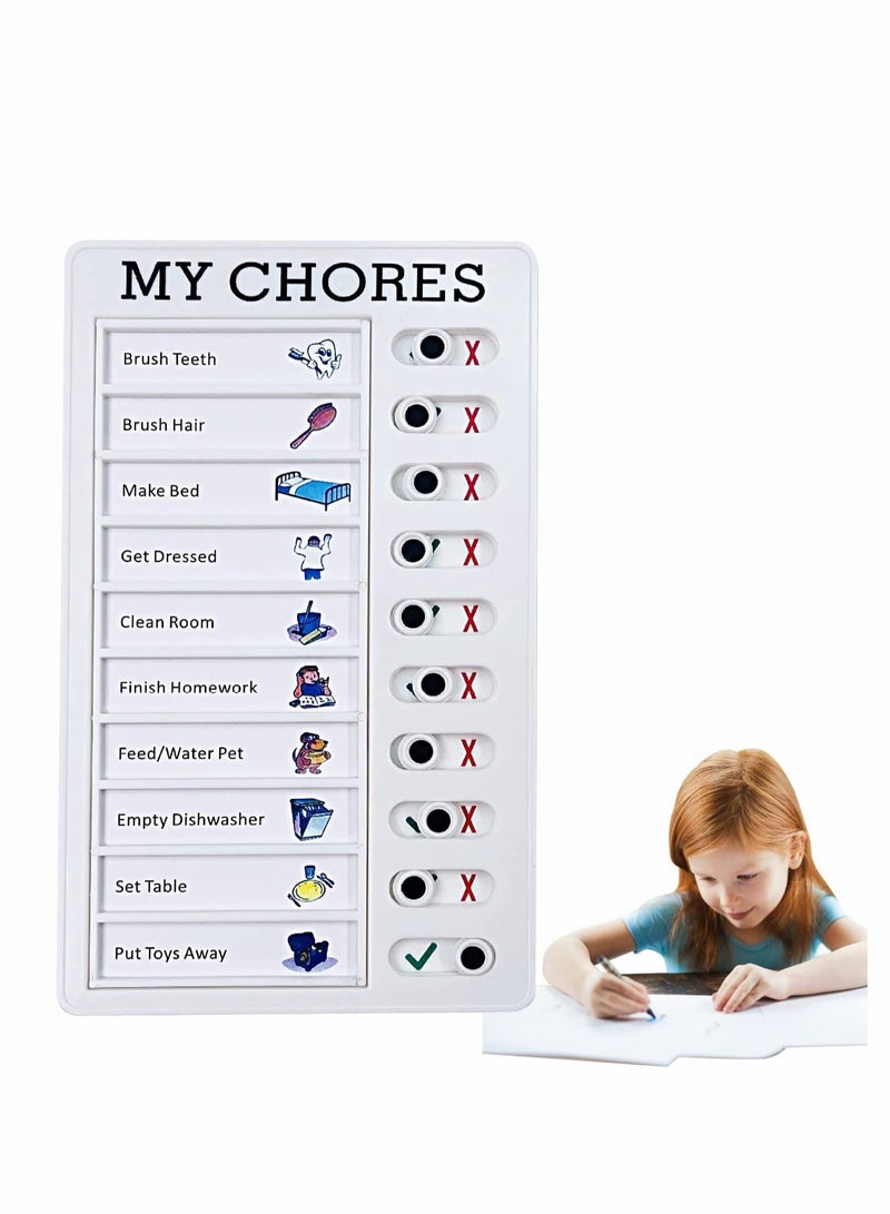 Excefore Chore Chart, Daily to Do List, Memo Checklist Board - Image 1