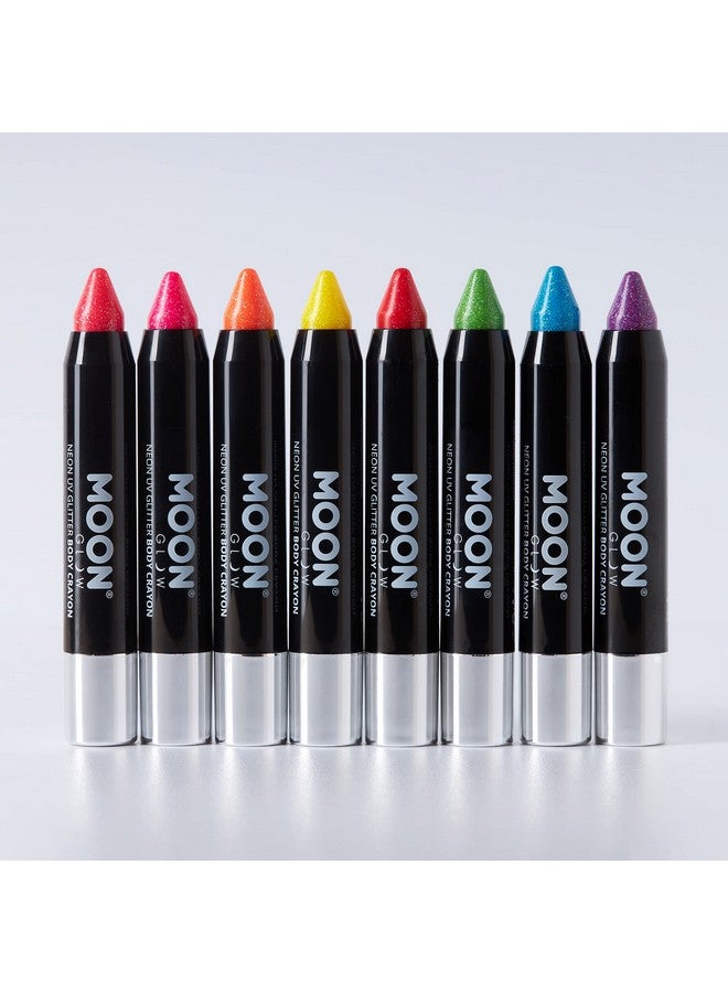 Moon Glow Neon Uv Glitter Body Crayons Pink 3.5G Single - Image 3