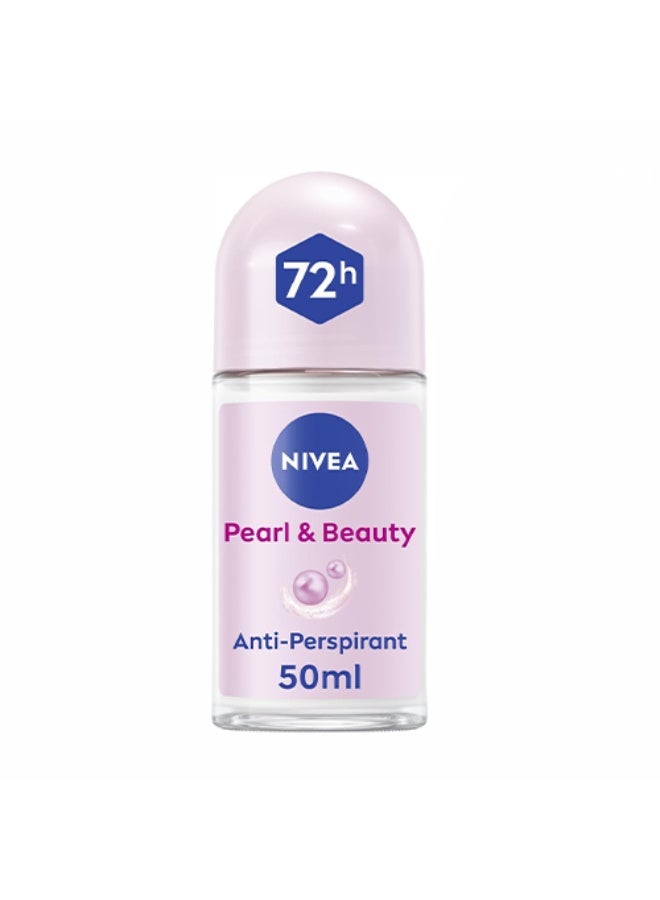 NIVEA Pearl & Beauty Anti-Perspirant Deodorant Roll-On 50ml