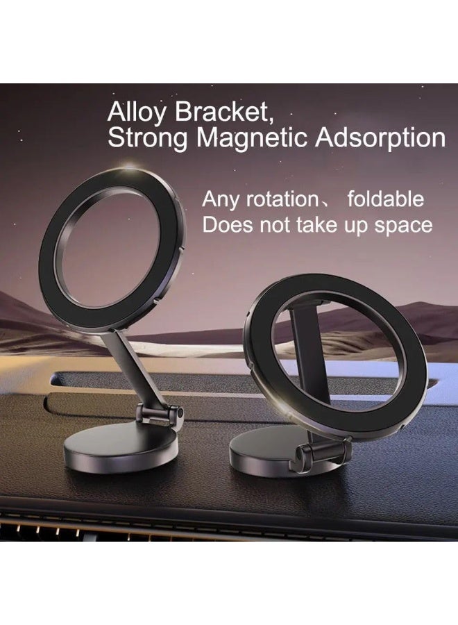 SAFENHAND Magnetic Phone Holder for Car, 1080° Angle Rotation, Hands Free Dashboard Mobile Holder for Car - Image 3