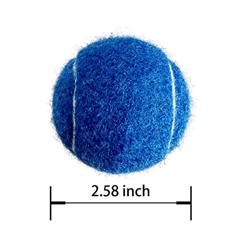 HPWFHPLF Tennis Balls, 12 Pack Advanced Training & Practice Tennis Balls for Beginners, Pet Dogs Playing Balls, Includes Mesh Carry Bag (Navy) - Image 2