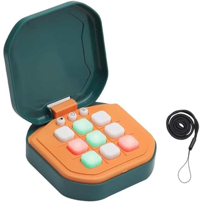 TIC TAC TOE GAME CONSOLE, ELECTRONIC 3-IN-1 PORTABLE TRAVEL PUZZLE BOARD GAME FOR KIDS 3+, EDUCATIONAL BRAIN TEASER TOY, FAMILY FUN INTERACTIVE TABLETOP GAME, BIRTHDAY GIFT - Image 2