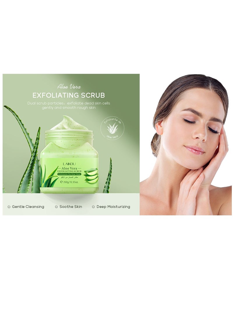 Laikou LAIKOU -Aloe Vera EXFOLIATING SCRUB Exfoliante De Aloe Vera  - Image 2