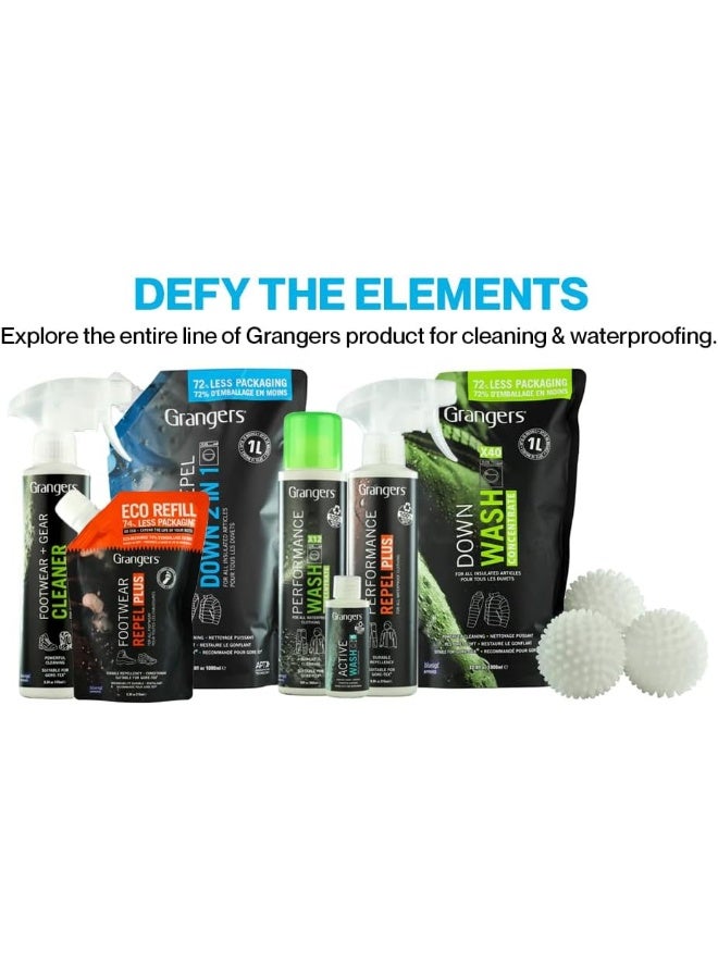 Grangers Granger's Down Care Kit with Wash + Repel for Down 2 In 1 (10 oz) and 3 Reusable Dry Balls To Restore Down Loft - Image 5