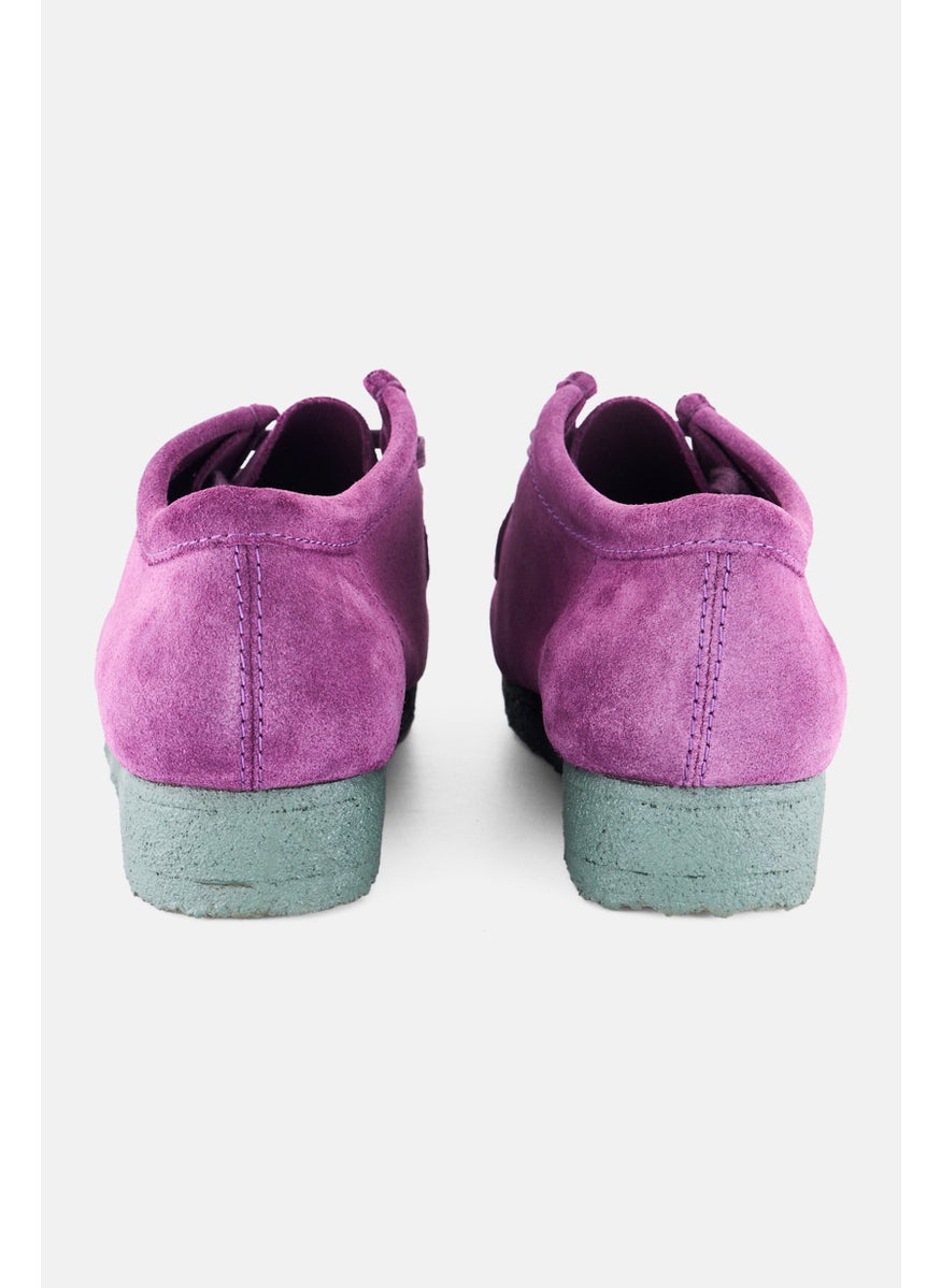 clarks Men Stranded Wallabee Lace Up Casual Shoes, Purple  - Image 3