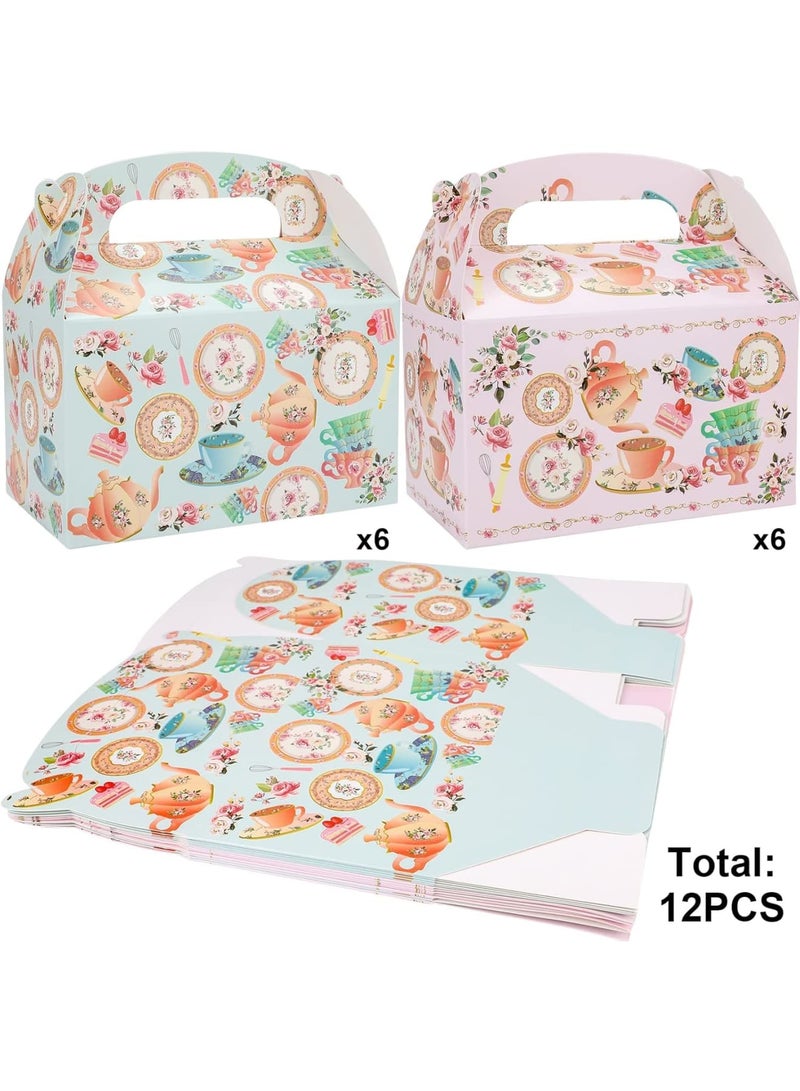 SYOSI Party Food Boxes, Cardboard Lunch Boxes, 12pcs Empty Treat Boxes for Sweets Cookies Candy Cake, Ideal for Kids Birthday Baby Shower Picnic Wedding - Image 4