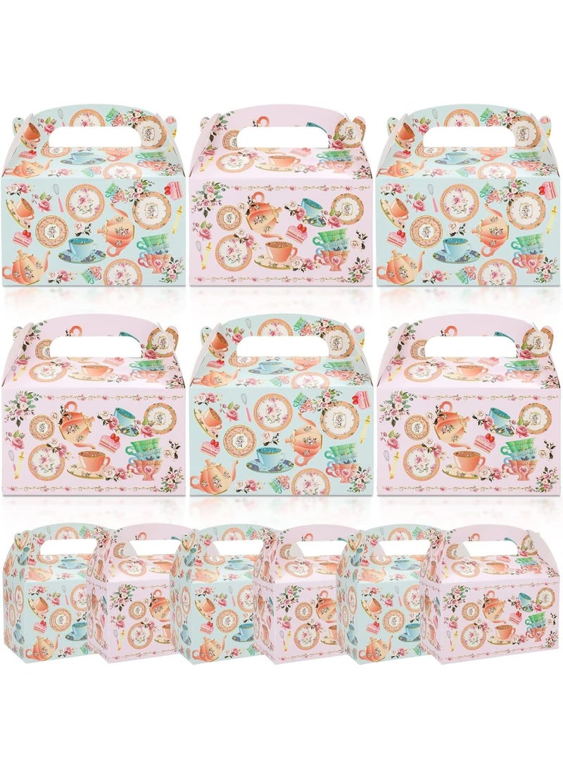 SYOSI Party Food Boxes, Cardboard Lunch Boxes, 12pcs Empty Treat Boxes for Sweets Cookies Candy Cake, Ideal for Kids Birthday Baby Shower Picnic Wedding - Image 1