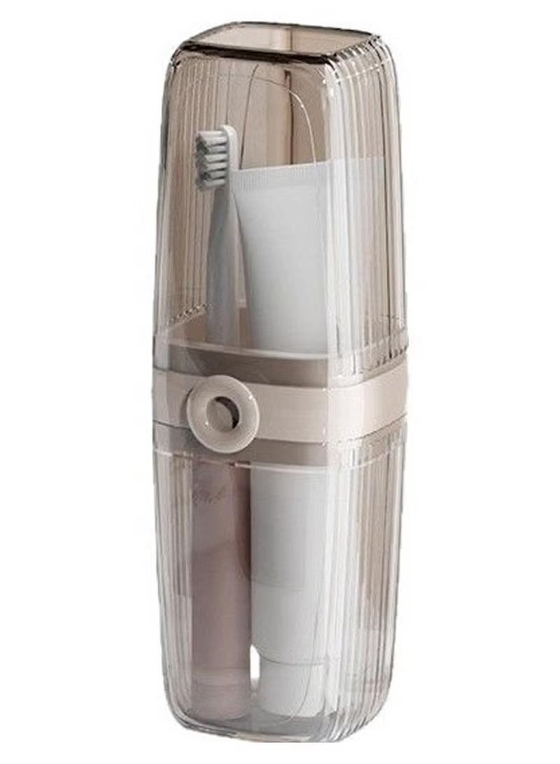 1 pcs Travel Toothbrush Case,2 in 1 Portable Travel Toothbrush Holder with Cup - Image 1