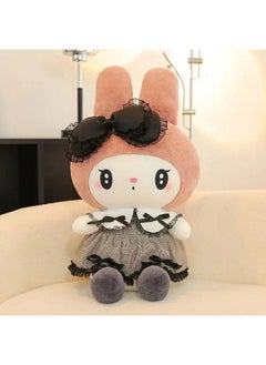 سكوبا لعبة قطيفة ناعمة من Kawaii Cartoon My Melody، مقاس صغير 25 سم، باللونين الوردي والأسود، عبوة من قطعة واحدة  - Image 2
