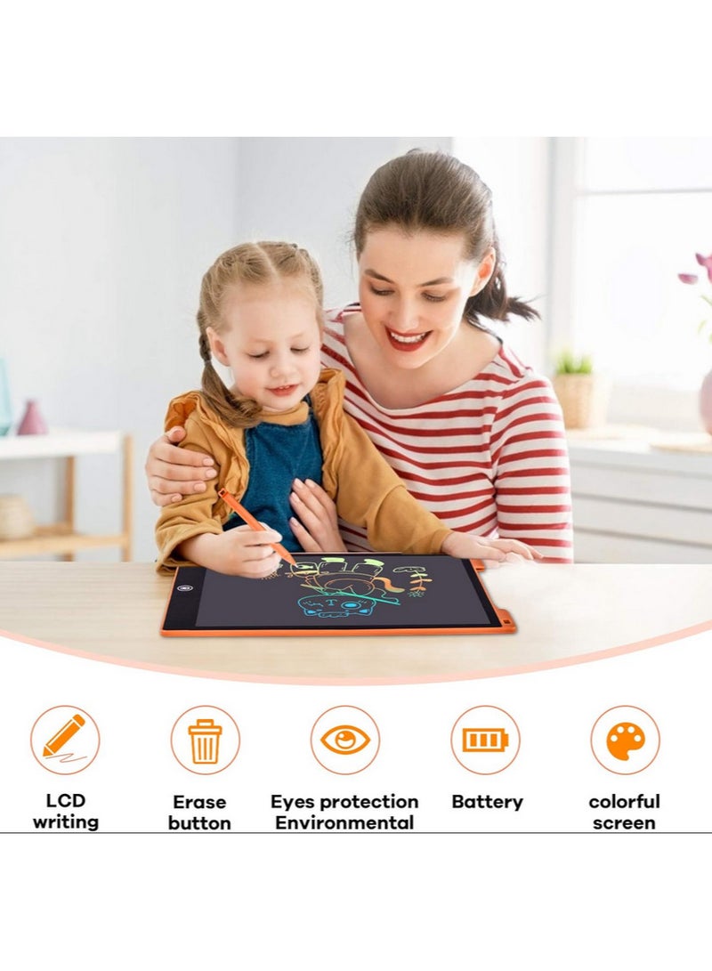 12 Inch LCD Writing Tablet for Kids, Colorful Drawing Board for Children, Erasable and Reusable Electronic Drawing Board, LCD Drawing Tablet for Toddlers - Image 5