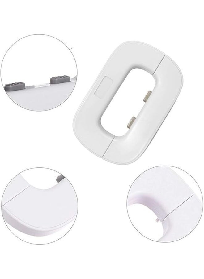 Childproof Refrigerator Lock - Multi-color Lock Suitable for Refrigerator, Freezer and Cupboard Doors - Childproof Refrigerator Locks - Tight Refrigerator Security Lock to Prevent Child Tampering - Multifunctional Refrigerator Lock Used for Cupboard, Door, Drawer and Cabinet - Household Child Safety Refrigerator Locks for Freezer Door and Cupboard Protective with Strong Adhesive No Tools or Drilling Required - Refrigerator Door Lock to Prevent Child Opening - Easy to Use and Install Without Tools or Drilling with Adhesive - Upgraded Refrigerator Door Lock for Home, Refrigerator and Freezer - Child Safety Door Lock Easy to Install and Use - Image 2