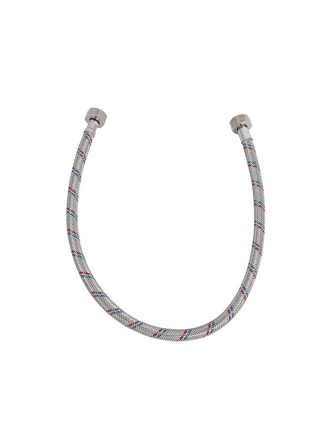 Water Heater Connector Tube - 60cm- High Heat-Resistant Flexible Steel Braided Hose, Durable Leak-Proof Anti-Corrosion Pipe for Hot Water Installation, Plumbing Repair u0026 DIY Home Projects - Image 1