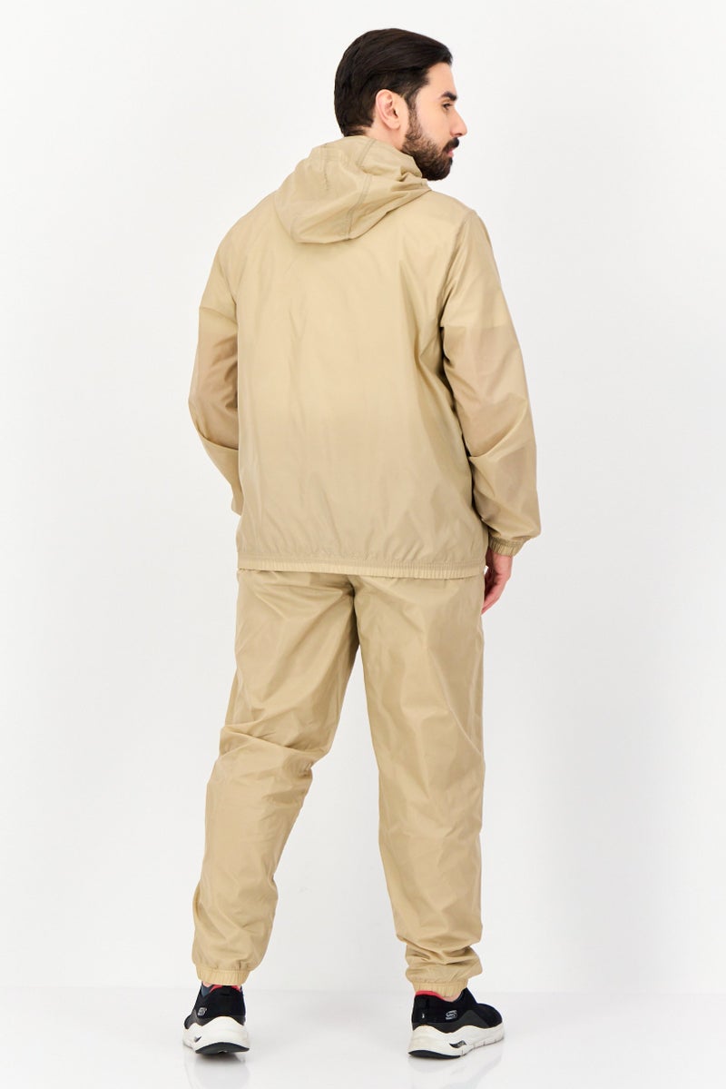 Nike Men 2 Piece Sportswear Fit Outdoor Tracksuit, Khaki - Image 2