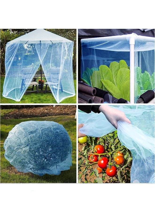 Arabest - Rectangular Mosquito Net for Single Queen King Size Beds or Outdoor Polyester Blue - Image 1
