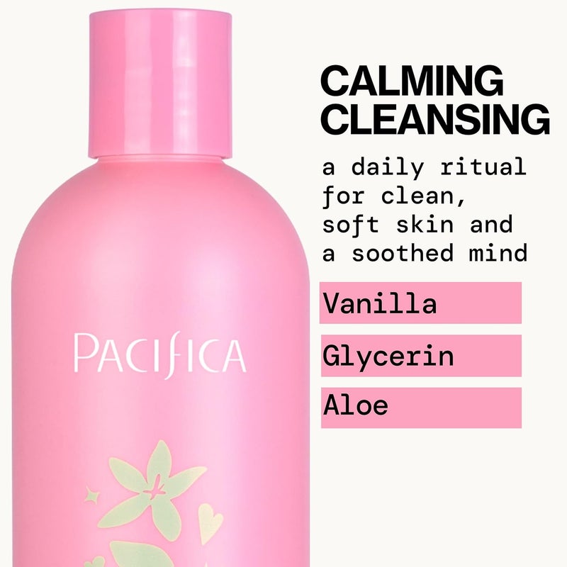 Pacifica Body Wash Vanilla Crystal Super Hydrating Body Wash Bath Shower Gel Clean Beauty Vegan CrueltyFree Dermatologist Tested - Image 2