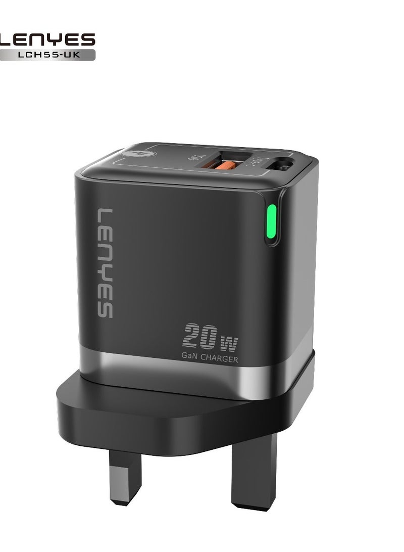 Lenyes PD20W small size single A+C charger (copper feet)
