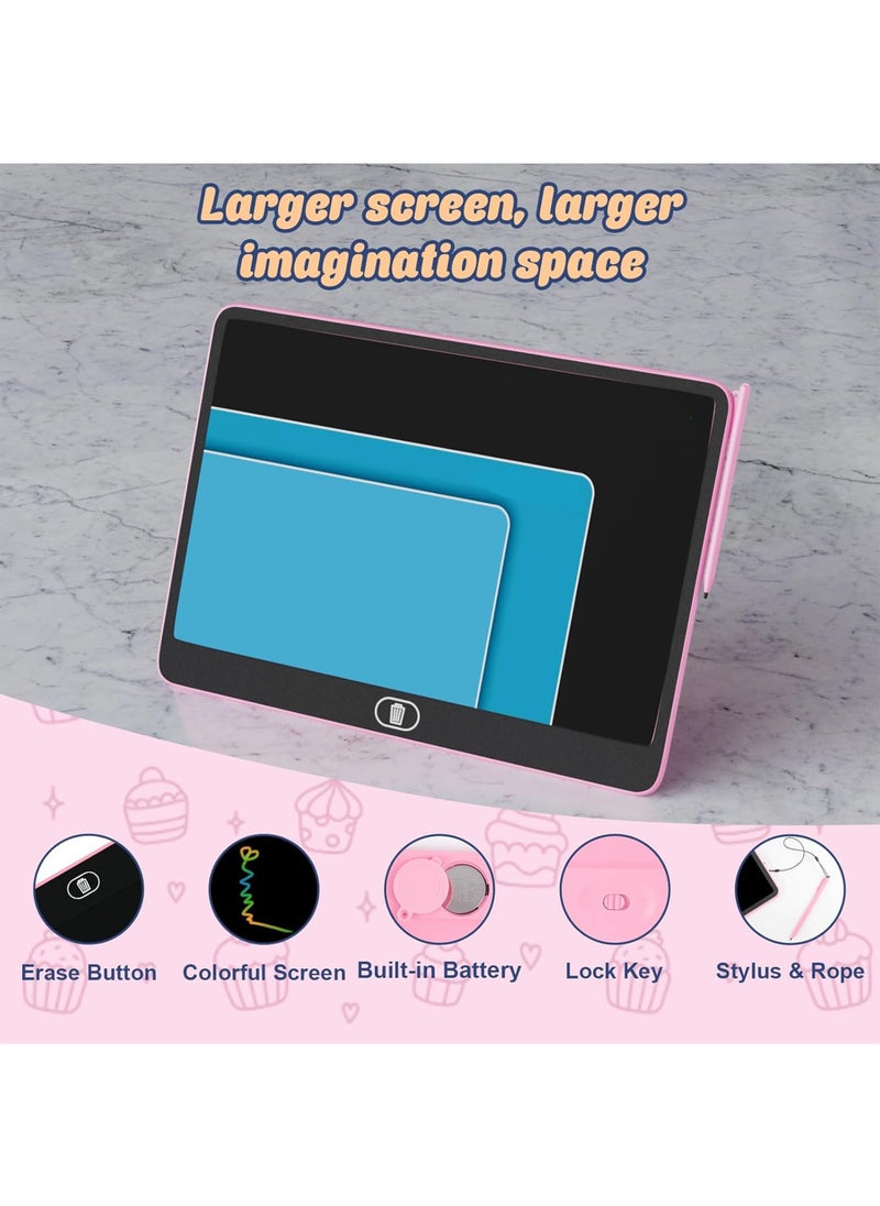 توشيونيكس لوح رسم LCD مقاس 22 بوصة للأطفال الصغار، تطوير التعليم المبكر، رقمي ملون، سفر، رحلة برية، نشاط، سيارة، لعبة، أداة تعلم ما قبل المدرسة، لوحة رسم، لوحة أنشطة الفصل الدراسي، لوحة ملاحظات إلكترونية LCD، هدية مثالية لأعياد الميلاد والكريسماس وعيد الفصح والعطلات ورأس السنة والتخرج والعودة إلى المدرسة، حشو تخزين للأطفال، لوحة ملاحظات للمنزل والمكتب، لوحة تذكير  - Image 3