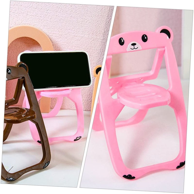 Foldable Bear Phone Stand Adjustable Desktop Holder For Mobile Tablet Lightweight - Image 5