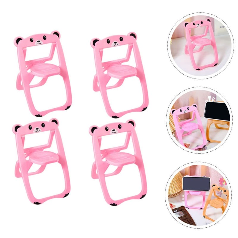 Foldable Bear Phone Stand Adjustable Desktop Holder For Mobile Tablet Lightweight - Image 3