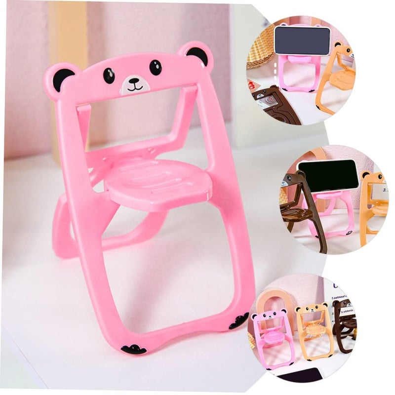 Foldable Bear Phone Stand Adjustable Desktop Holder For Mobile Tablet Lightweight - Image 4