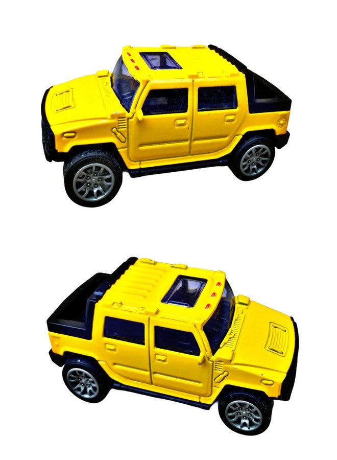 روحاني سيارة نموذجية مصبوبة من المعدن من إنتاج شركة روحاني موديل وورلد، تعمل بخاصية السحب للخلف | سيارة سباق مصبوبة من المعدن (الحجم - 1:36) أصفر - Image 4