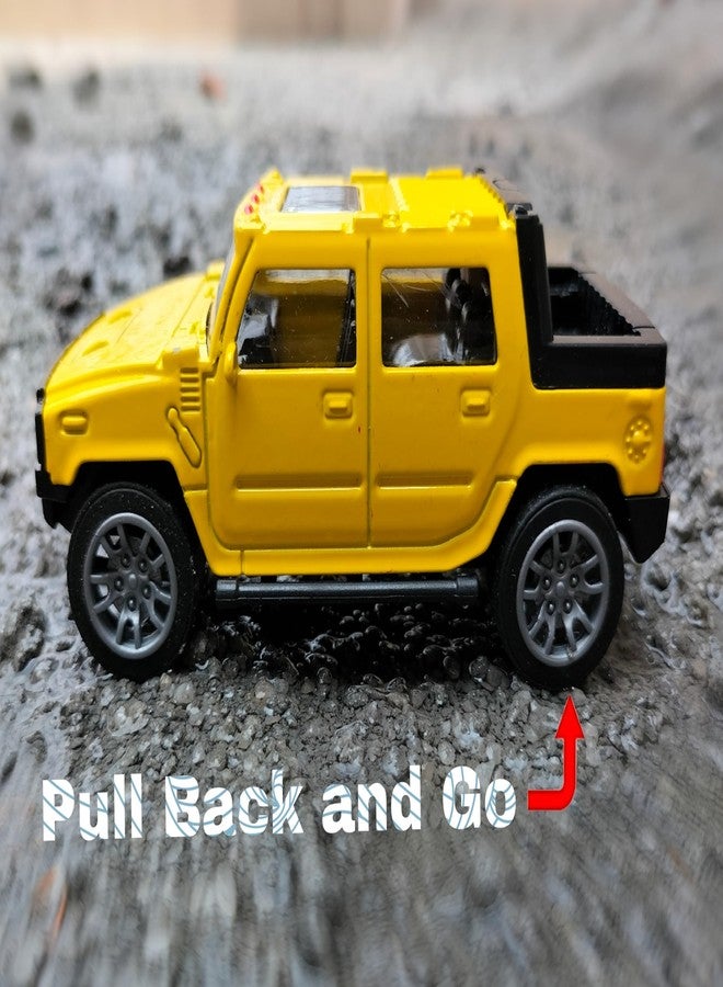روحاني سيارة نموذجية مصبوبة من المعدن من إنتاج شركة روحاني موديل وورلد، تعمل بخاصية السحب للخلف | سيارة سباق مصبوبة من المعدن (الحجم - 1:36) أصفر - Image 2