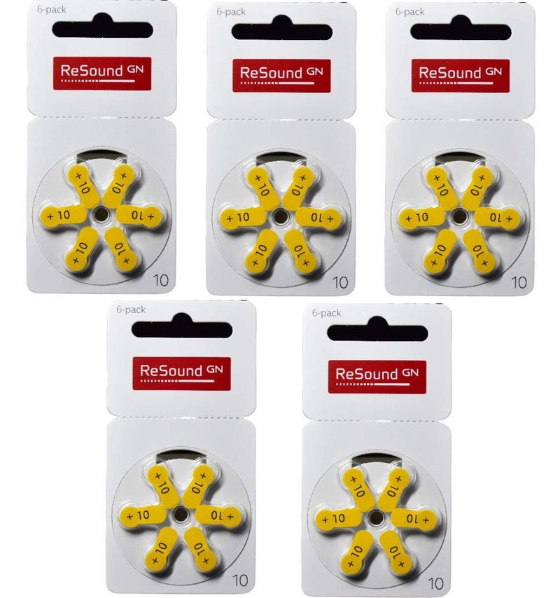 Resound GN Size 10 Hearing Aid Battery (pack of 5) - Image 3