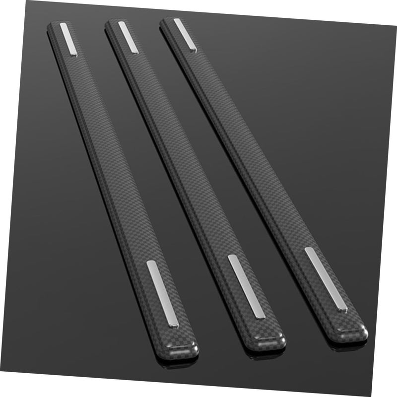 4 Pcs Car Door Bumper Sticker Rubber Collision Strip Edge Guard Scratch Prevention Easy Installation Vehicle Protection Black - Image 5