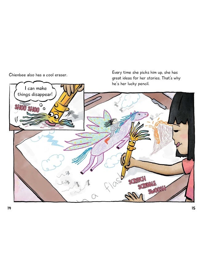 Geraldine Pu and Her Lucky Pencil, Too!: Ready-To-Read Graphics Level 3